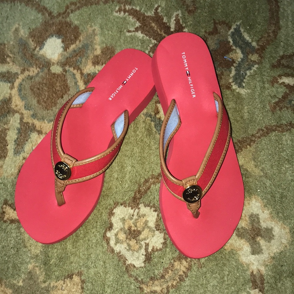 Tommy Hilfiger Red Sandal